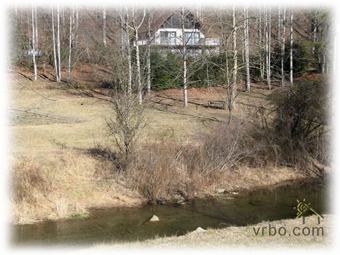 Watch deer roam in the meadow from the deck.